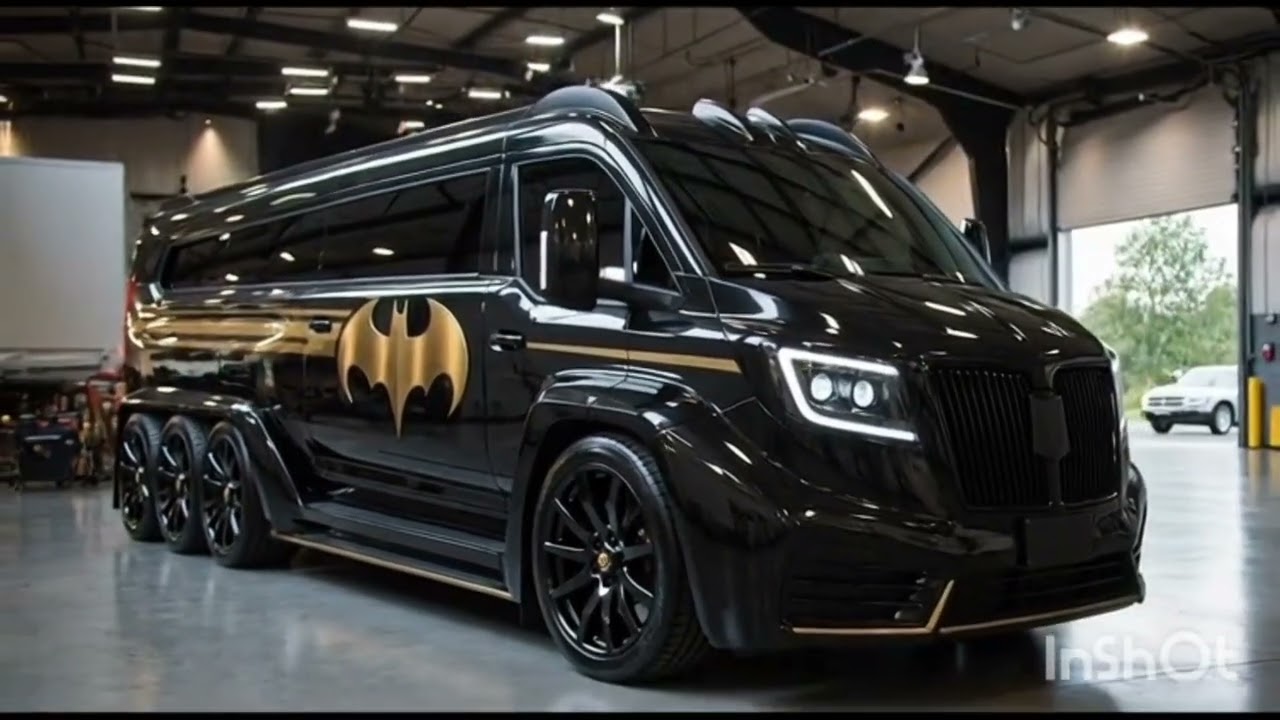 Batman-Inspired Ultra Luxury Mega Bus | The Dark Knight on Wheels 🦇🖤