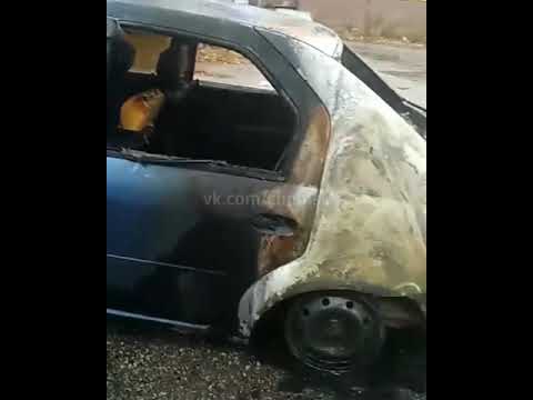 На м4 сгорела машина