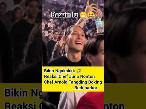 Reaksi Lucu Chef Juna Ketika Nonton Chef Arnold Kena Tinju KO🤣#shorts #boxing #chefjuna #chefarnold