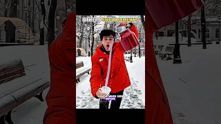 Others Snow Moments vs This Guy βοΈπ³ #trending #snow #art #shorts