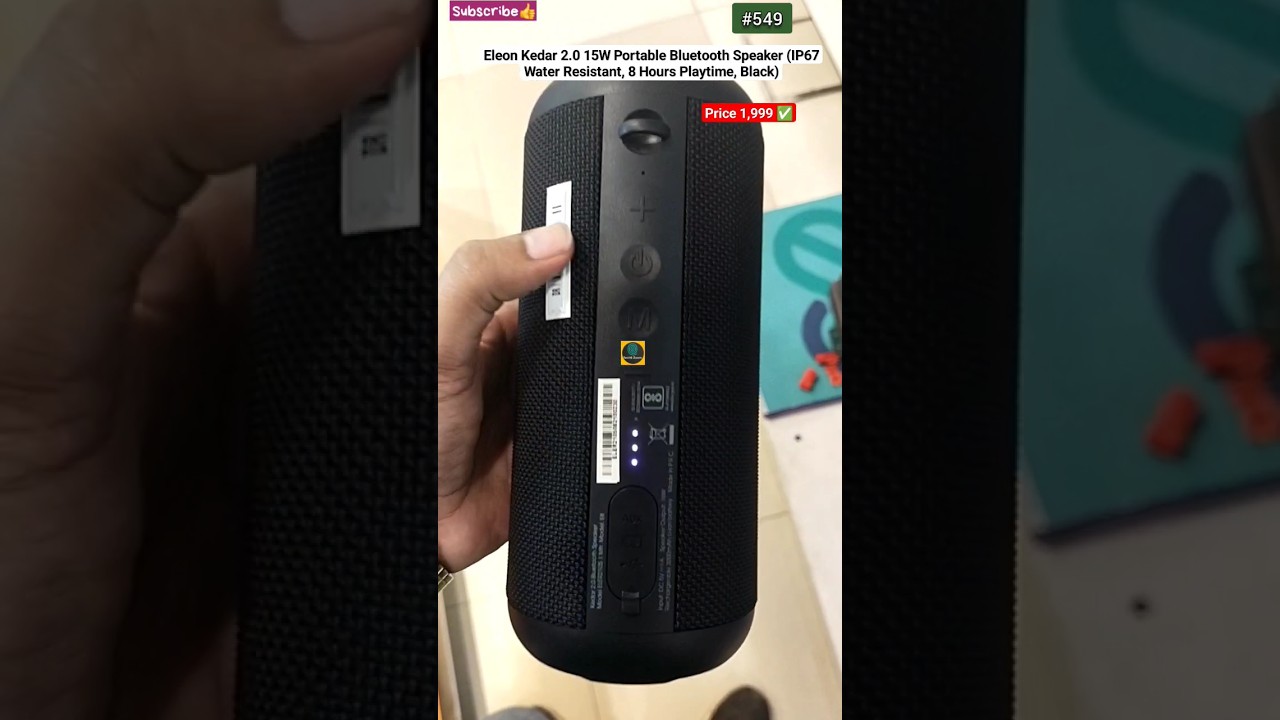 Eleon Kedar 2.0 15W Bluetooth Speaker🔊⚡ | Price 1,999 ✅ Croma 