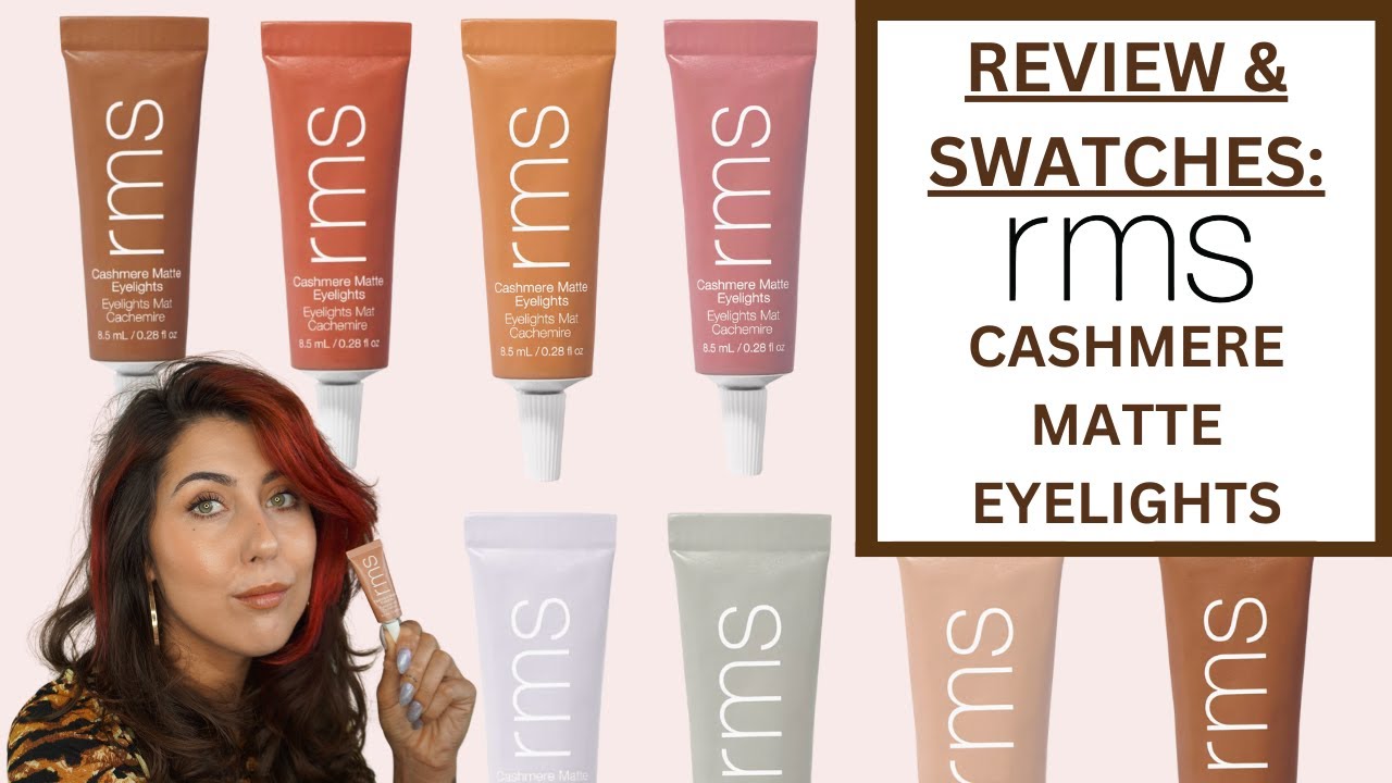 REVIEW & SWATCHES: RMS CASHMERE MATTE EYELIGHTS | Integrity Botanicals