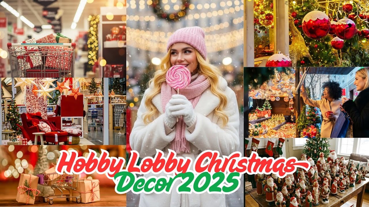 «Вирусная подборка рождественских украшений Hobby Lobby 2025 🎄 Лучшие и самые красивые праздничны...