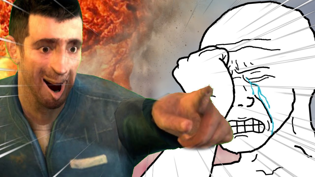 i got BANNED FOREVER on a gmod server for this... (1942RP)