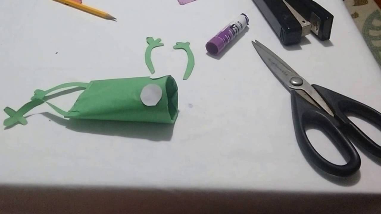 How to make toilet paper tube frog YouTube