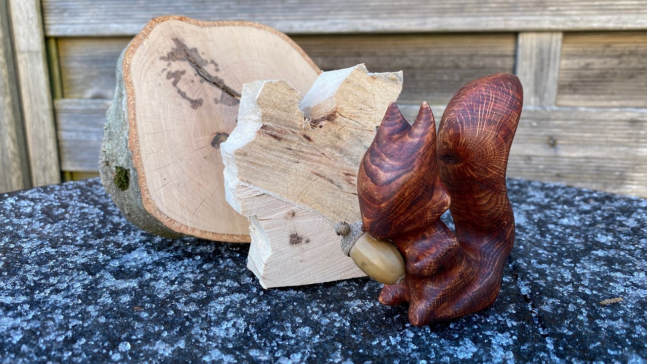 Powercarving (Dremel) - Eichhörnchen