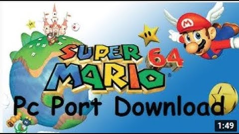 how to compile mario 64 pc port