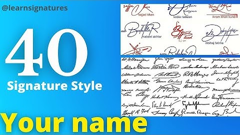 Your name signature style All letter signature style. How to do sign. signature kaise kare aapka