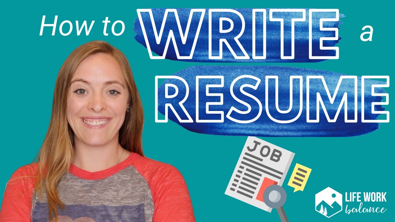 How to Write a Resume - YouTube