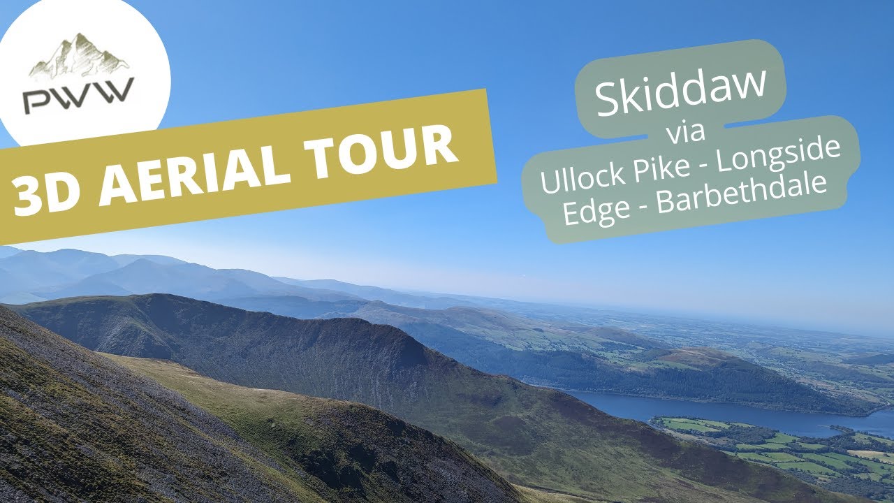 Hiking Adventure: Aerial Thrills on Skiddaw via Longside Edge, Tracing Wainwright's Steps