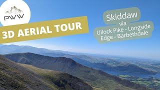 Hiking Adventure: Aerial Thrills on Skiddaw via Longside Edge, Tracing Wainwright's Steps