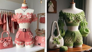 Crochet summer fashion - Inspirations  #crochet #handmade #knitted