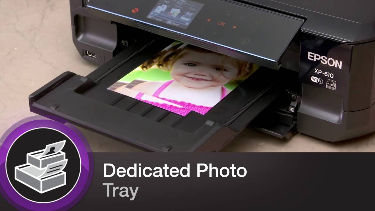 Epson XP 610 Printer Setup Small in One® Printer Product Tour 