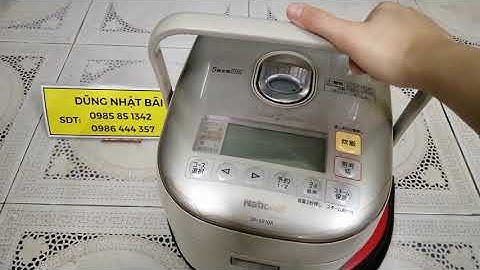 Cốc bù ẩm 5 bước nấu | Nồi cơm National SR-SS10A | 0985851342