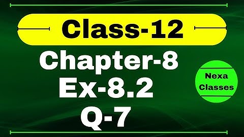 Class 12 Ex 8.2 Q7 Math | Chapter8 Class12 Math | Application of Integrals | Ex 8.2 Q7 Class 12 Math