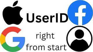 User IDs and social login - the right way