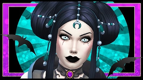 The Sims 4: Evil Vampire Queen | Joelle McClellan | Create A Sim (CAS)