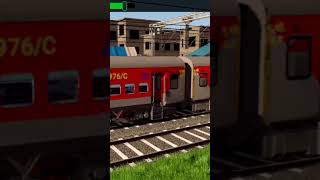 Vivek Express arrived at Station in gameplay 💥 #shortsfeed #mststrainsimulator #openrail #ytshorts
