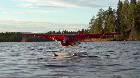 E-Flite Maule M7 The Last Flight Before The Lake Is Frozen