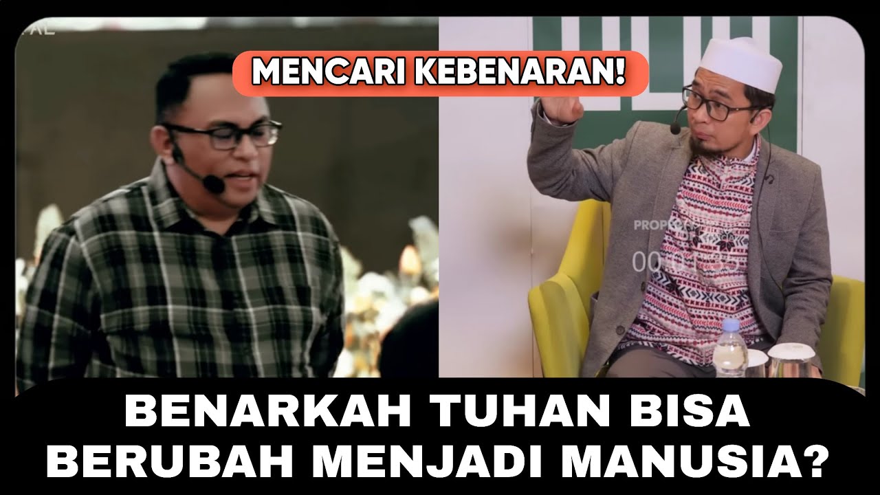 Benarkah Tuhan Bisa Menjadi Manusia⁉️ | Pandangan Ustadz Adi Hidayat & Pendeta Esra Soru