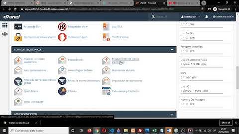 solucion para recibir correos  en cpanel
