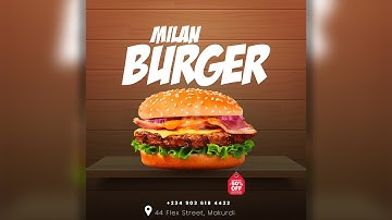 Designing A Burger Commercial - Photoshop Tutorial Part 2.