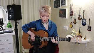 ANNA  ASTI  -  Пообещай  (fingerstyle).