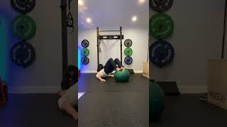 Feet Elevated (On Ball) Glute Bridge