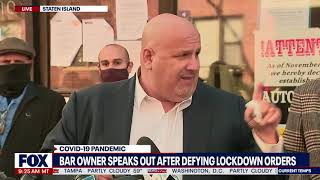 CAN'T SHUT US DOWN: New York City Bar Owners Defy Lockdown Orders | NewsNOW From FOX