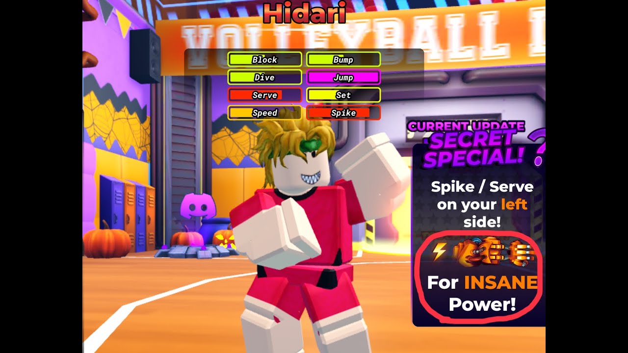 HIDARI SHOWCASE IN VOLLEYBALL LEGENDS!! 🏐 💪