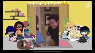 Mlb React To F!Y/N || Part 1 || Adrien X F!Y/N ||