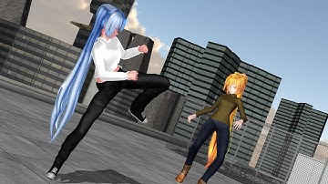 MMD Fight : Furious Kicks (Motion download)