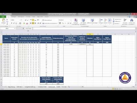 Erstellung einer np-Qualitätsregelkarte mit MS Excel 2010