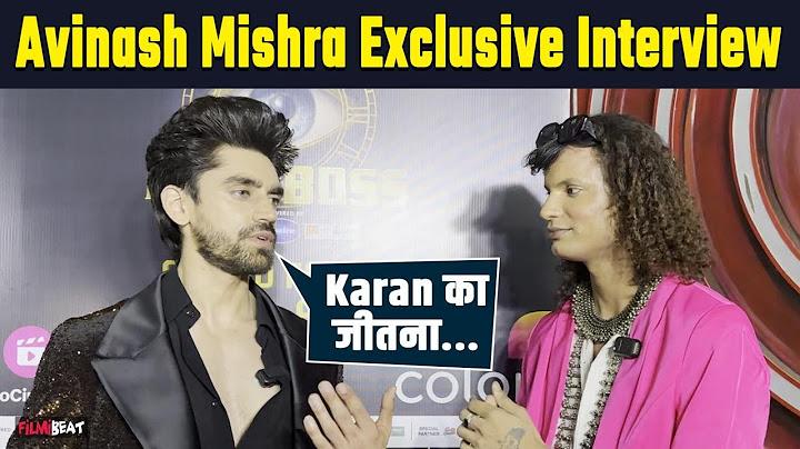 Bigg Boss 18 Fame Avinash Mishra Interview:Actor ने Winner Karanveer Mehra और कई चीजों पर किया React