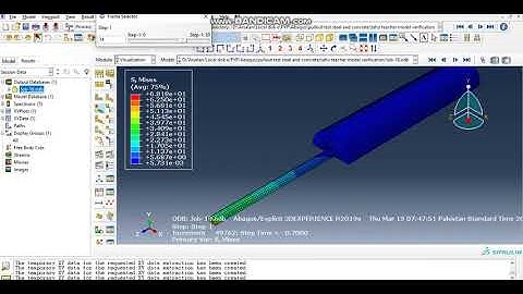 Modelling pull out strength of plain and ribbed steel rebar  from concrete block in ABAQUS