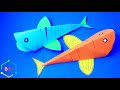 How to make paper fish step by step/ Paper fish craft