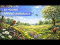 10 Hours of Spring Ambience 🌸 Bird Sounds & Gentle Nature Atmosphere | Relaxing Background Sounds