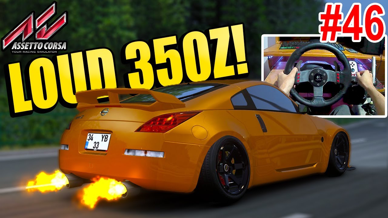 LOUDEST 350Z ON AC??? | TESTING NISSAN 350Z - Assetto Corsa W/Logitech G27  + Excelvan Q8 4K #46 - YouTube