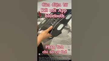 Cân Điện Tử APP Sạc USB Kết Nối Bluetooth Phân Tích Chỉ Số Cơ Thể #bantotshop