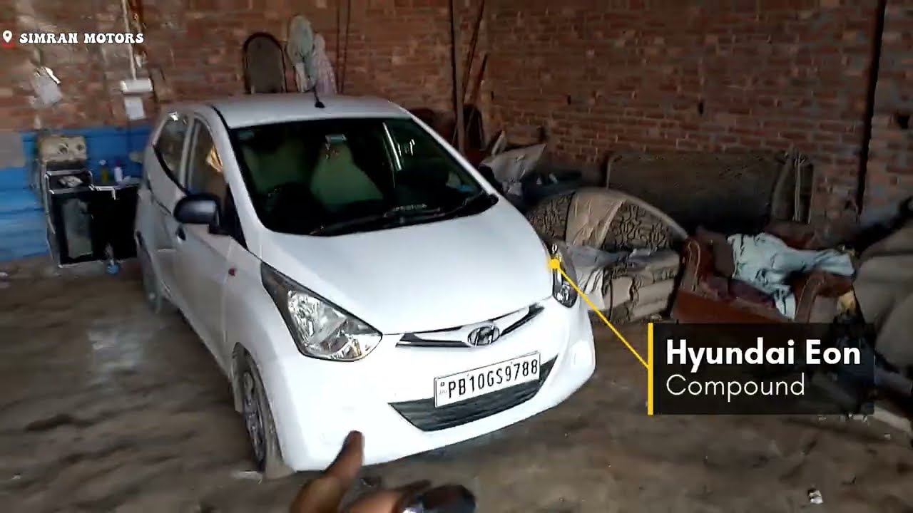 We Gave a New Life To This Hyundai EON || Full Body Compound  At Simran Motors Ldh #new #like #yt