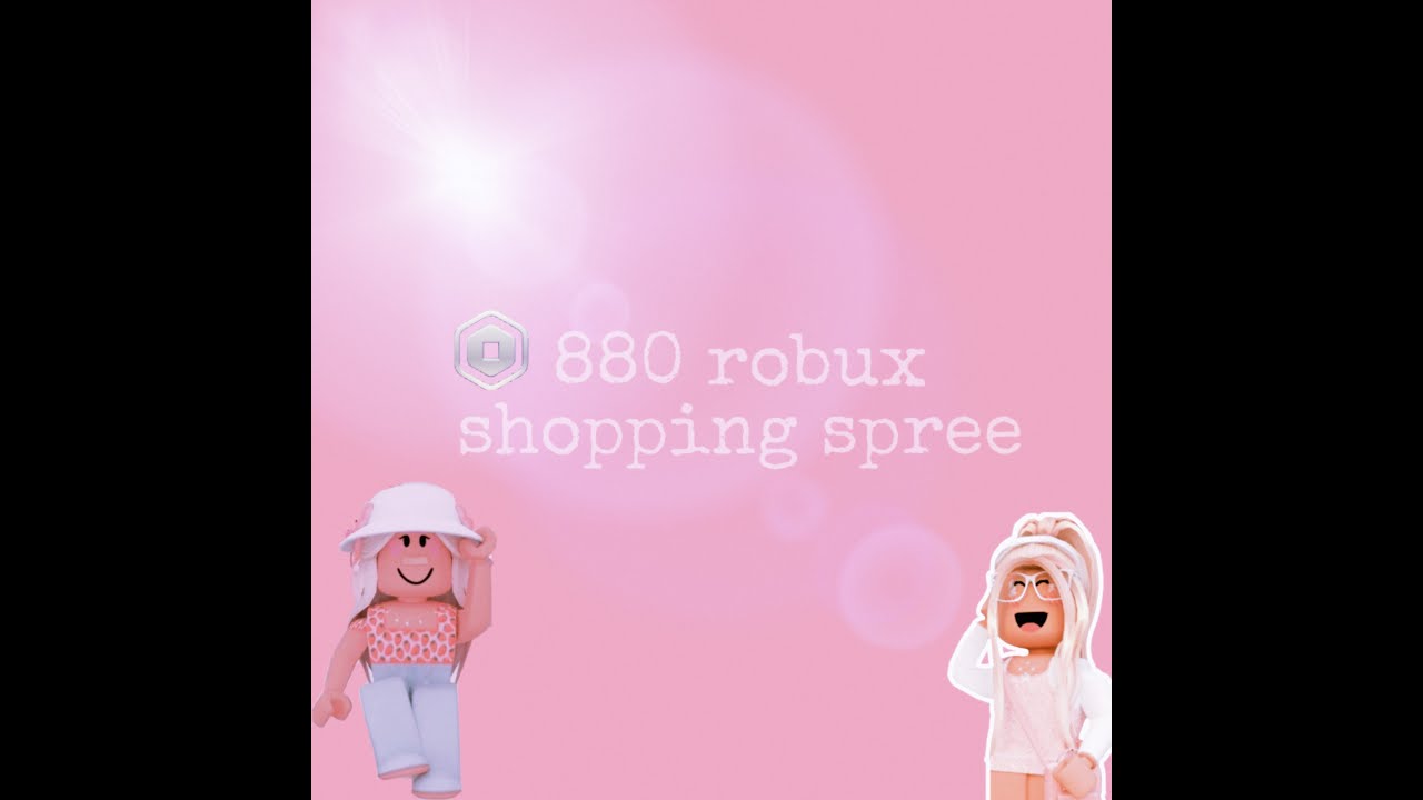 880 robux SHOPPING SPREE!! 🛍 (again lol) - YouTube