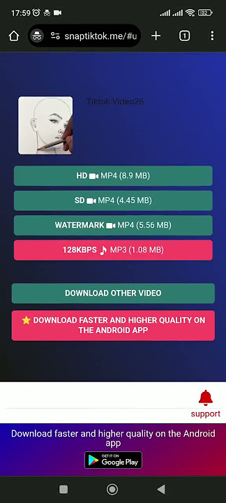 How to download Tiktok videos on an Android phone