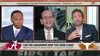 Stephen A. vs. Paul Finebaum: Will Alabama hand Texas a beatdown?! | First Take