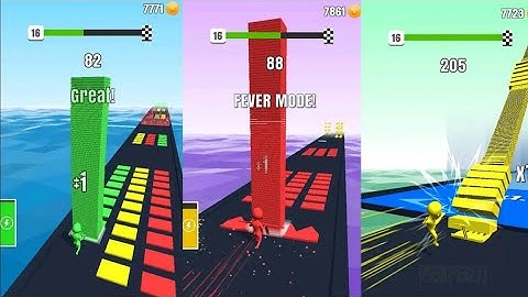 Stack Colors! Game Gameplay Walkthrough (Android IOS) Level 61-70