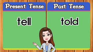 MOST COMMON IRREGULAR VERBS | Past Tense and Present Tense | Part 22