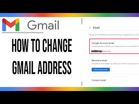How to Change your Gmail Address (2024) Step By Step