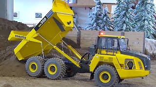AWESOME RC DUMP TRUCK VOLVO A40F KOMATSU Special in Germany