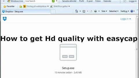 How to get the best quality of easycap part 1 of 3