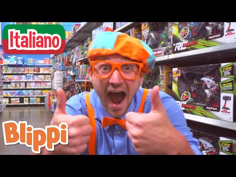 Impariamo i colori al negozio di giocattoli | Blippi in Italiano | Video educativi per bambini