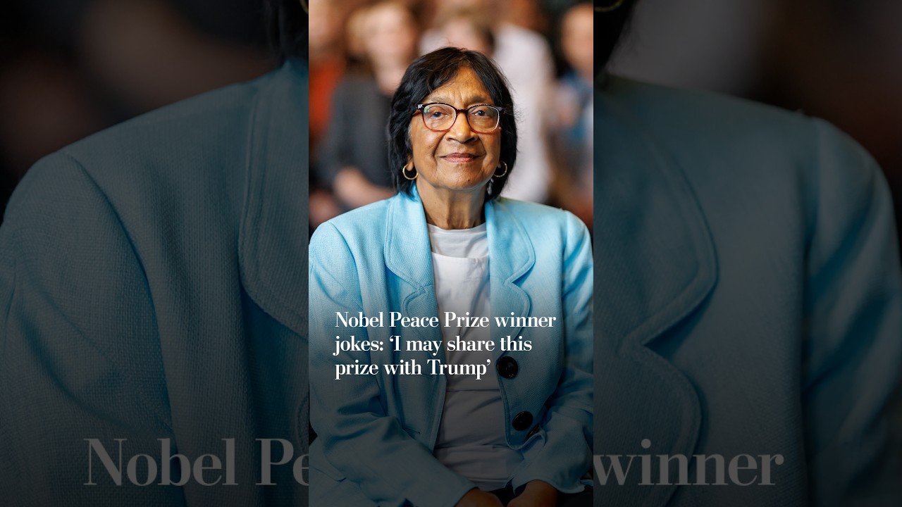 Nobel Peace Prize winner jokes: ‘I may share this prize with Trump’